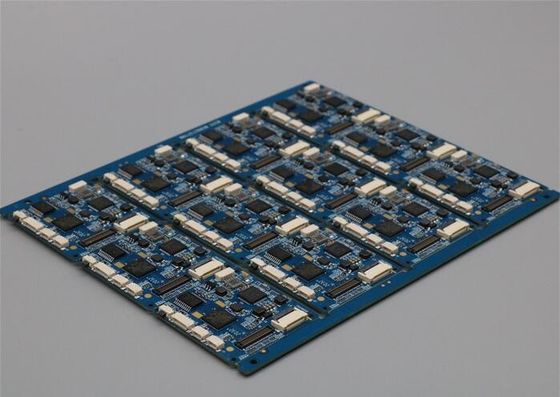 1oz Copper blue soldmask FR4 Quick Lead Time Prototype PCB Assembly supplier